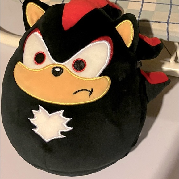 Squishmallow Kellytoy Plush Sonic the Hedgehog Shadow 8" Inch - Picture 1 of 3